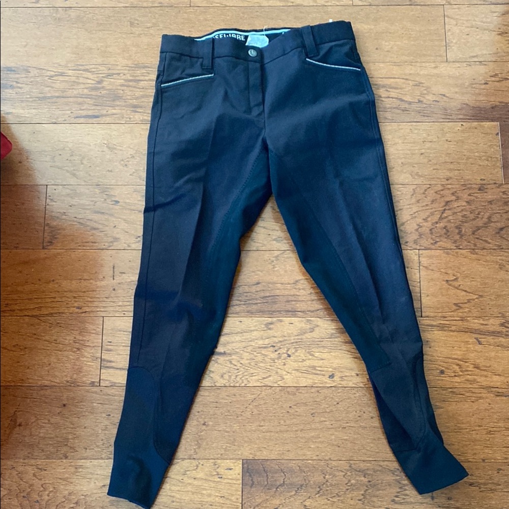 Horseware Ireland Competition Full Seat Black Equestrian Riding Breeches NWT